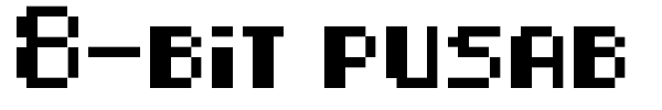 8-bit pusab font preview